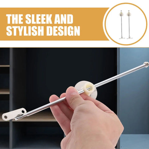 2 Pack Silver Round Disc Hinges For Jewelry Boxes And Cabinets Iron Lid Support Hinges With Height And Angle Adjustable