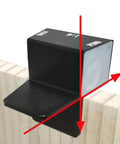 Woodworking Dovetail Jig For Precise Joints With Magnetic Base And Adjustable Fence attached to wooden board