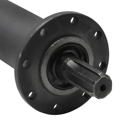 Close-up of Heavy Duty Rear Differential Axle Kit 43.3 Inch With 6T Spline Drive, 25mm Shaft, focused on the 4-bolt flange