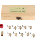 Mainspring Winder Set For Watch Repair Brass Tool Kit With Storage Box Handy Wristwatch Repair Tools For DIY Hobbyists