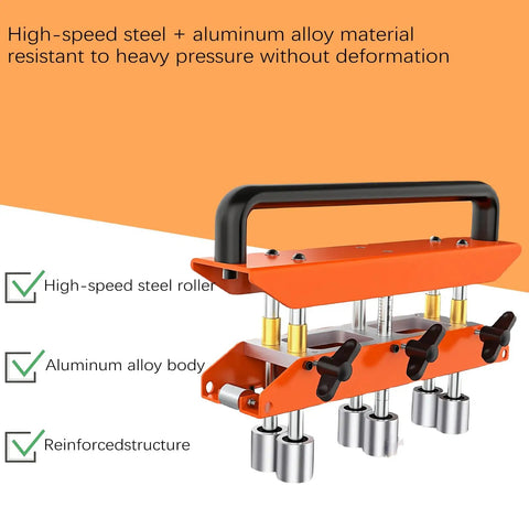 Three Station Edge Roller Bender With Locking Pliers For Roofing And Sheet Metal Pro Grade Side Bending Tool With 0 To 90 Degree Angles