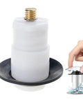 Strong & Easy Installs Bath Tub Drain Plug Metal Drain Stoppers for K-7272 K-7271, white rubber and metal, easy installation.