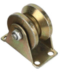 Heavy Duty V Type Sliding Gate Rollers Set, Steel Construction V Groove Wheel for industrial machines and sliding doors