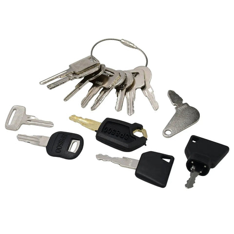Tough As Nails 14 Piece Ignition Key Set For Jlg Jcb Genie Skyjack Terex Caterpillar Boom Lifts And Manlifts Breeze To Install Smooth Starting Heavy Duty Replacement Keys No Sweat Swap