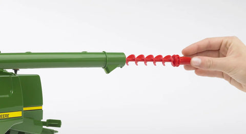 Hand adjusting John Deere T670i 1 To 16 Scale Combine Harvester Toy arm, ABS plastic, detailed design, suitable for indoor and outdoor play