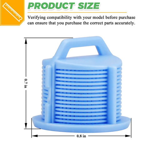 Four Pack Washing Machine Water Filter Screens Inline Inlet Valve Screen Replacement For Most Washers product size