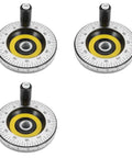 Three Pack 80Mm Solid Hand Wheels With Scale Bakelite Calibrated Machine Handles For Precision Machinery Durable Handwheel Set