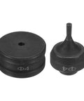 Hydraulic Hole Punch Die Set for 4mm Round Hole 40Cr Steel Electric Punching Kit, durable black steel dies, CH75 compatible