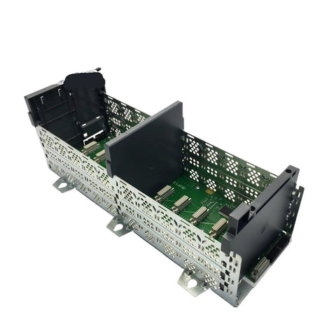 Industrial PLC Controller Module 1746-A10 For Automation, Compact Programmable Logic Controller With CPLD Technology, Reliable Control System For Manufacturing, One Color Display, Plug And Play Integration, Rugged Durable Hardware open chassis view