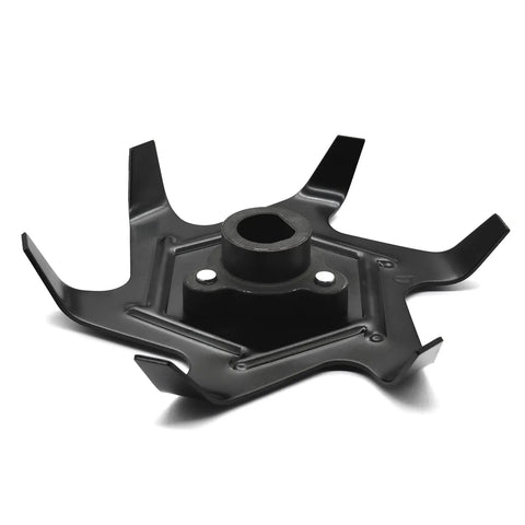 Cultivator Tines Replacement Blade Set For Ryobi 18V ONE Plus Cultivator P2750 P2705BTL P2750VNM close-up of single metal tine
