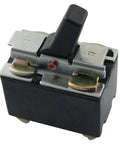 Heavy Duty Toggle Switch Replacement For Angle Grinders 5A 250V AC Waterproof And Oil Resistant Power Tool Switch close-up with black housing