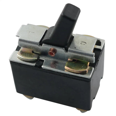 Heavy Duty Toggle Switch Replacement For Angle Grinders 5A 250V AC Waterproof And Oil Resistant Power Tool Switch close-up with black housing