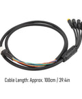 Electric Bike Extension Cable For Mid Drive Motors CAN Protocol Compatible With M200 M300 M400 M420 M620 G360, 100cm length