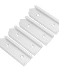 Top Notch Aluminum T Track Connectors For Router Tables: 4 Pack Heavy Duty Miter Track Jigs for woodworking pro connectors.