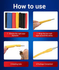 Steps for using Heat Shrink Tubing Kit Flexible Insulation Sleeves For Wire And Cable Repair Electrical Waterproof Automotive And Home Use 2 Pack Mix Bagged Ideal For DIY Projects And Pro Electrical Work