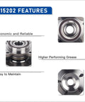 Front Wheel Hub And Bearing Assembly 515202 Fits Toyota Sequoia 2008 2018 And Tundra 2007 2018 4WD Replacement showing features