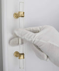 Gold Clear Acrylic Cabinet Pulls 10 Pack For Dresser Drawers And Kitchen Cabinets 3 Inch Center To Center Spacing Durable Gold Tone