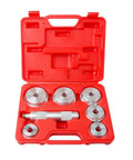 Six Double Sided Bearing And Seal Driver Kit For Motorcycle ATV And UTV Use With 40mm 44.5mm 50mm 60mm And 63mm Sizes in red case