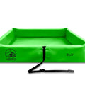 Spill Containment Berm 3 By 3 Portable Folding PVC Tray For Oil And Lab Chemical Spills Heavy Duty Reusable Collapsible Secondary Containment Worksite Ready For Garage And Industrial Use