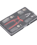 5 In 1 Wire Stripper And Handy Multifunction Pliers Set in clear case, Alloy Steel Heavy Duty Cutter for AWG 10 to 22, 16mm Cable Cutting