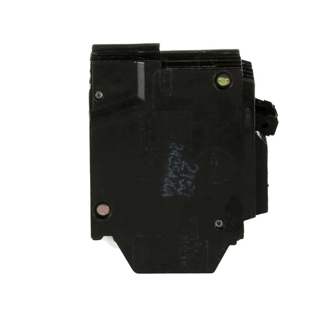 Side view of 50A Double-Pole GFCI Breaker 240V Self-Test Ground Fault Interrupter for 120/240 VAC Service 2-Pole Thermal Magnetic Trip