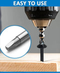 Drill using Tough As Nails Rust Resistant Black Pocket Hole Screws 2.5 Inch 100 Pack Exterior Wood Screws for drilling wood