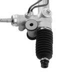 Heavy Duty Hydraulic Power Steering Rack And Pinion 22 1014 Direct Fit For Chevy Trailblazer Trailblazer EXT SSR GMC Envoy Envoy XL Buick Rainier Oldsmobile Bravada Isuzu Ascender Saab 9-7x silver rack with black boot
