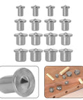 Pro Grade Heavy Duty Dowel Center Pin Set Steel Woodworking Markers For Spot On Drill Alignment In Cabinets And Closets DIY Projects