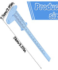 Blue vernier caliper from Three Pack Handy Vernier Caliper Set 6 Inch 150mm Dual Scale Inch And Metric Precision Measuring Tools.