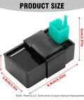 5 Pin AC CDI Box with 5 Wire Plug Kit for X15 X18 Mini Pocket Bike and Coolster 125cc 3125B 3125R 3125XR8 ATV dimensions