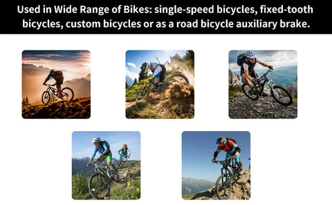 Cyclists using 24Mm Dope Bike Brake Levers Set for mountain disc brakes on diverse terrains, featuring black silver ergonomic levers.