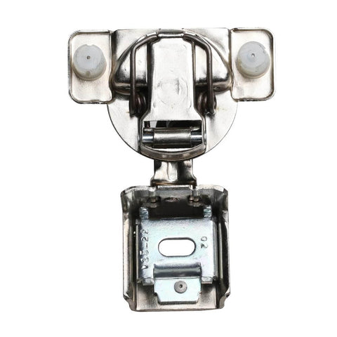 Soft Close Cabinet Hinge For Face Frame Cabinets One And A Quarter Inch Overlay 108 Degree Wrap Around Mount Nickel Plated 2 Pack TEC 864 G02910A15 With Three Tier Adjustment Press In Dowel By Grass, top view