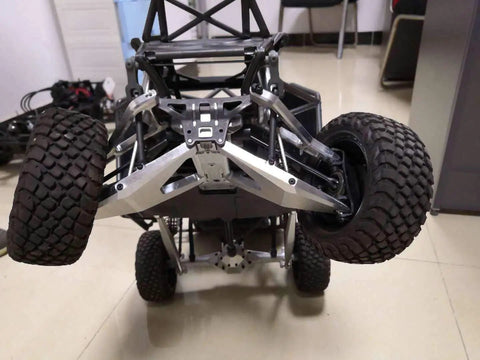 Rear axle view of RC car with Hardened Steel Ring Gear And Planetary Gear Set For Traxxas UDR Unlimited Desert Racer 1 To 7 Scale Center