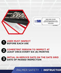Safety inspection guidelines for 6 Ft Double Leg Safety Lanyard With Internal Shock Absorber OSHA ANSI Compliant Restraint.