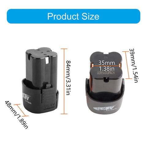 Rock Solid 18650 Lithium Battery Pack Case For 16.8V 4S Power Tools With Smart BMS Safety Circuit Board And New Nickel Strips ABS heavy duty replacement dimensions.