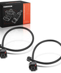 A-Premium front brake pad wear sensors, 2-piece black cable set with connectors; box pictured.