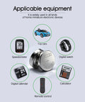 Top Shelf 40 Pack Ag10 Plus Lr1130 Button Cell Batteries 1.5 Volt Alkaline Power in various electronic devices like calculators and watches.