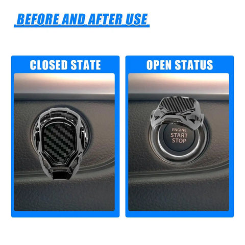 Dope Car Engine Start Button Cover Made From Zinc Alloy Anti Scratch Shield Universal Push Start Ignition Button Protector