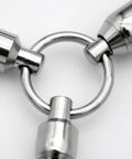 3-Way Ball Bearing Fishing Swivels, Brass And Stainless Steel Rolling Barrel, 10 Pack, Handles Up To 104lbs, Reduces Line Twist On Deep Drop Rigs And Lure Rotations, close-up