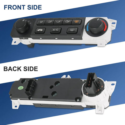 Plug N Play AC Heater Climate Control Module for Honda Accord 1998 to 2000 and Honda Odyssey 1998 to 2004, front and back view