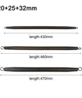 Heavy Duty PVC Pipe Bender Spring Tool Kit 420mm Manual Wire Tube Conduit Bending Helper For 16Mm 20Mm 25Mm 32Mm displays three pipes with varying lengths.