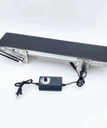 Stainless Steel Electric Conveyor Belt With Adjustable Speed Flat Drive PVC Desktop Belt For Packaging, Factory Production Line