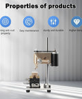 Precision Bench Crown Punch Drill Press With Adjustable Speed For Tiny Metal Wood Projects Remove Broken Screws DIY Model Making Mini Workstation displayed at an angle.