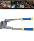Pocreations 180 Degree Manual Pipe Bender Tool 3 In 1 Lever Tube Bender For 1/4 3/8 1/2 Inch OD Copper Aluminum Pipes professional grade tool for plumbing projects.