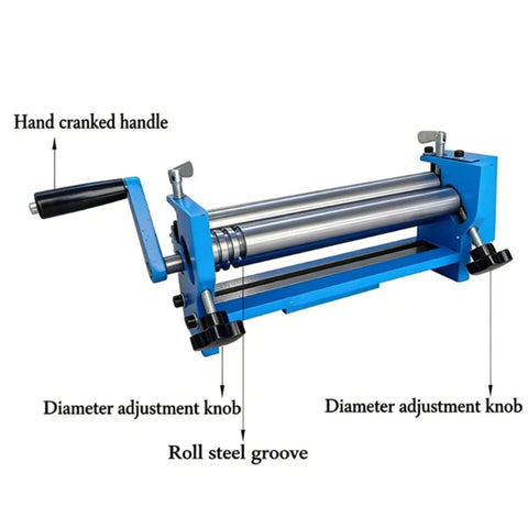 Heavy Duty Manual Sheet Metal Bending Machine 320 MM Slip Roll Bender Hand Operated Metal Plate Roller For Steel Copper Aluminum Precision Industrial Badass Workshop Rig