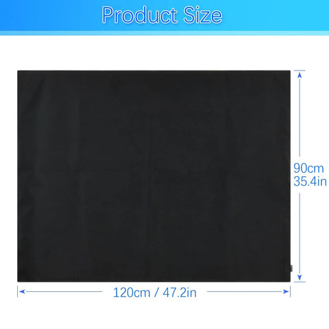 Heavy Duty Archery Target Stand Cover For Bow And Arrow Thick Protective Shield displayed flat with dimensions 47.2 in x 35.4 in