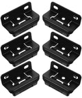 Set Of 6 Built Tough Self Closing Heavy Duty Cold Rolled Steel Cabinet Hinges For RV Doors With Semi Hidden Design