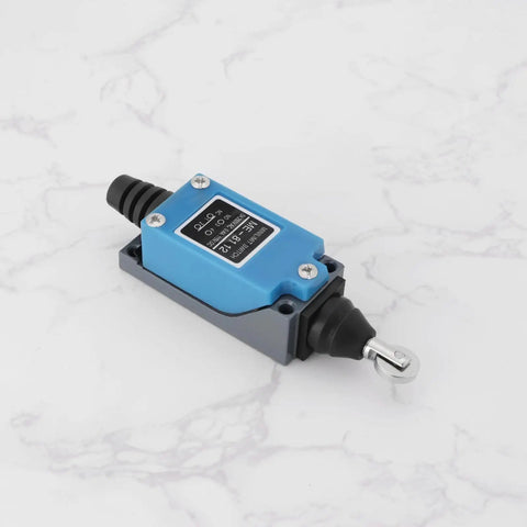Two Pack ME-8112 Roller Mini Limit Switches 250V 5A Micro Switches For Machine Tools And Hoisting Equipment Built With Durable Plastic Housing And Metal Components For Heavy Duty Industrial Use