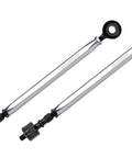 Bulletproof 6061 Billet Aluminum Hex Tie Rod Kit for 2018 Plus Polaris Ranger XP 1000 and Crew Models, showing tie rods.