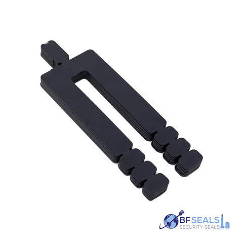 Killer Stack Shim Combo Featuring Two Hundred Twenty Four Adjustable Black Building Spacers designed for rock solid window leveling.